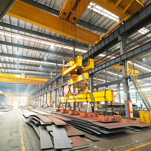 <strong>Electromagnetic</strong> Overhead <strong>Crane</strong> 10+10ton 20+20ton Double Girder Hang Beam Bridge <strong>Crane</strong> with Carrier-beam PLC Motor Gear - Product Image 5