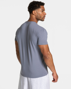 Camiseta de algodón ajustada para hombre, de manga corta, informal, para verano, con diseño liso de colección One Piece Hair y estampado de letras. - Product Image 4