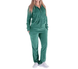 Sudadera con Capucha de Forro Polar Gris Sólido, Transpirable, Informal, para Mujer, con Logotipo Frontal - Product Image 6
