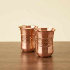 Gobelet unique en cuivre pur martelé, verre ayurvédique pour la bien-être, tasse en métal écologique pour l'hydratation quotidienne et la santé - Product Image 3