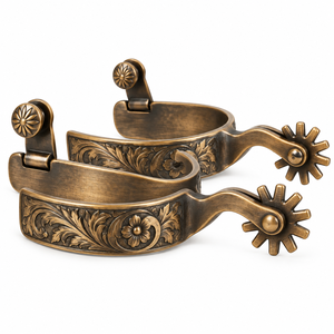 Éperons d'équitation réglables pour une conduite confortable avec articulation fine, accessoires équestres, équipement pour chevaux, éperons d'équitation - Product Image 4