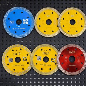 Lame de scie diamantée HGP 105 mm, 20 mm, pressée à chaud, OEM, disque de coupe turbo multi-usages pour granit, marbre, carrelage en porcelaine et béton - Product Image 6