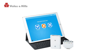 Tragbares drahtloses 12-Kanal-EKG-Monitor-Bluetooth-EKG-Gerät für den Krankenhaus gebrauch Schnelle, einfache Daten übertragung Patho logische Analyse - Product Image 3