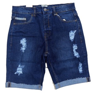 Pantalones cortos de mezclilla cómodos para hombre - Product Image 4