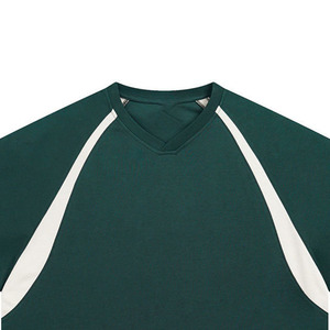 T-shirt Raglan Homme en Coton Doux, Sportif et Décontracté, Col Rond, Logo Personnalisé, Fournisseur OEM ODM, T-shirt Raglan Unisexe de Haute Qualité - Product Image 3