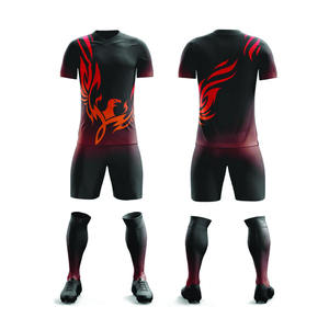 Camiseta de Fútbol Personalizada Transpirable 100% Poliéster para Hombre y Mujer, Uniforme de Equipo con Nombre y Número del Equipo, Sublimación Personalizada - Product Image 6