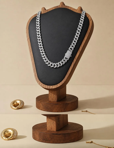 925 Sterling Silver Cuban Link <b>Chain</b> VVS Moissanite Diamond Necklace <b>Iced</b> <b>Out</b> Hip Hop Miami Cuban <b>Chain</b> For Men - Product Image 2