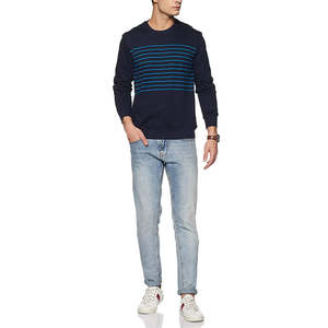 Sweat-shirts surdimensionnés pour hommes en coton mélangé, brodés sur mesure, écologiques, collection hiver 2026, vente en gros, fabriqués par le fournisseur - Product Image 5