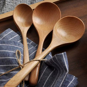 Cuchara de Sopa y Arroz de Latón Estilo Japonés, Diseño Art Deco, Mango Largo, para Bodas y Eventos - Product Image 1