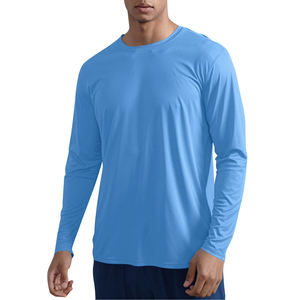 Camiseta Deportiva de Primera Calidad para Hombre, Transpirable, de Manga Larga, Ligera, que Absorbe la Humedad, Compresión Muscular, para Gimnasio y Entrenamiento - Product Image 1