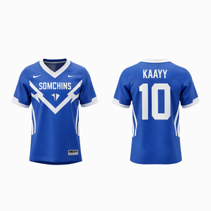 Maillot de football personnalisé |   T-shirt de sport sublimé OEM |   Uniforme d'équipe en polyester respirant pour la vente en gros - Product Image 1