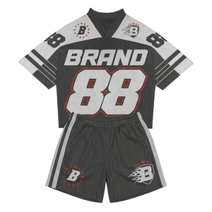 Women breathable <b>mesh</b> jersey and shorts <b>set</b> 180 GSM polyester black white panel design heat transfer logo Women's <b>Sets</b> - Product Image 1