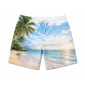 Custom Sublimation Printed Beach Shorts <b>Men</b> Quick Dry Summer Swim <b>Trunks</b> All Over Print Board Shorts OEM Wholesale - Product Image 6
