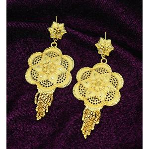 Parez-vous de la beauté éthérée Boucles d'oreilles plaquées or Nouveautés Boucles d'oreilles plaquées or uniques Ensembles de boucles d'oreilles les plus vendus - Product Image 6