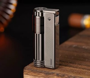 Briquet à pétrole vintage à roue à silex en alliage de zinc, rechargeable, style rétro, cadeau d'affaires, logo personnalisé, vente en gros - Product Image 5