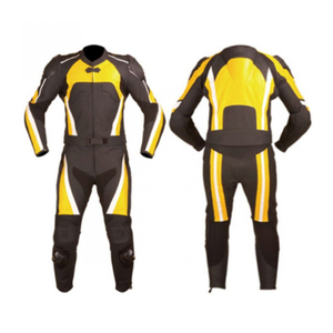 Combinaison de moto d'hiver unisexe en cuir véritable de qualité supérieure, respirante, imperméable et coupe-vent, pour la course automobile et moto - Product Image 4