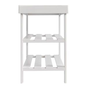 FCH 3-Tier Seamless Top Bamboo Shoe Rack Elegant and Durable Stand for Your Footwear - Product Image 6