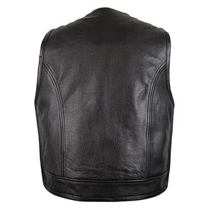 Ropa de Motociclista de Inspiración Vintage para Uso Diario y Actividades al Aire Libre, Chaleco de Cuero - Product Image 4