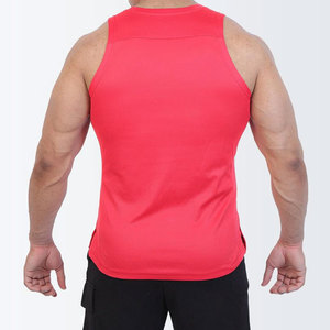 Solid Color OEM Customized Quick Dry Streetwear High Quality Sports Trendy Tank Top <b>Compression</b> Breathable Summer Fit Plain - Product Image 5