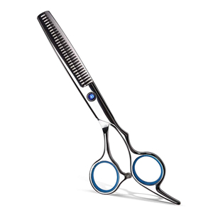 Professional Hair <b>Thinning</b> Scissors Stainless Steel Sharp Blade 30 Teeth Right Handed Long Handle Salon Tool mirror finish - Product Image 1