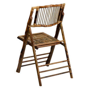 Wholesale Bamboo Folding <b>Chair</b> Natural Event Wedding <b>Chair</b> Indoor <b>Outdoor</b> Seating for Dining Garden Party Furniture OEM ODM - Product Image 3