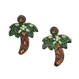 Boucles d'oreilles brodées à la main de qualité supérieure pour femmes à prix avantageux - Product Image 6