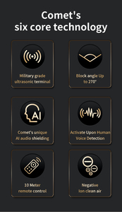 Anti-espionnage, anti-enregistrement, anti-écoute, anti-pollution radiofréquence, en plastique durable, portée <span class=keywords><strong>de</strong></span> détection <span class=keywords><strong>de</strong></span> 10-20m, batterie <span class=keywords><strong>de</strong></span> secours intégrée - Product Image 5