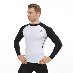 Veste anti-UV à manches longues à séchage rapide, résistante au chlore, UPF50+, Rashguard thermique pour homme - Product Image 4