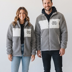 Veste en polaire sherpa de haute qualité, douce et chaude, manteau décontracté unisexe, veste en polaire sherpa tendance, vêtements d'extérieur d'hiver, veste en polaire polaire - Product Image 1
