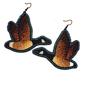 Pendientes de Cuentas para Mujer, Regalo de Recuerdo, Pendientes Boho Hechos a Mano en India, a Precio Económico - Product Image 1