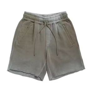 Pantalones Cortos de Algodón con Lavado Ácido para Hombre al por Mayor, Pantalones Cortos Deportivos para Gimnasio con Logotipo Personalizado - Product Image 1