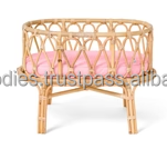 Lit de repos pour bébé en bambou et osier, doux et confortable, moderne, pour nouveau-nés et nourrissons, respectueux de l'environnement, accessoire de photographie pour la chambre - Product Image 4