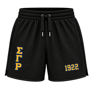 Shorts Deportivos de Malla para Mujer, Personalizados de la Hermandad Griega Sigma Gamma Rho, Ropa Deportiva Transpirable, Ligera, de Secado Rápido, para Entrenamiento Informal - Product Image 1