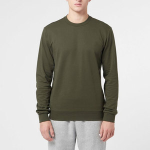 Sweat-shirt unisexe en coton épais à col rond, personnalisable avec broderie en relief, coupe oversize, à prix réduit. - Product Image 6