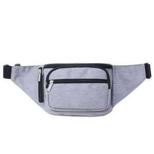 Riñonera de cuero suave con compartimentos con cremallera seguros, correa ajustable, bolso compacto para actividades diarias, compras y caminatas - Product Image 1