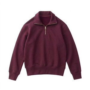 Sudadera con Cierre de Cremallera de Algodón Cepillado para Hombre al por Mayor, Fabricante de Ropa Urbana al por Mayor - Product Image 3
