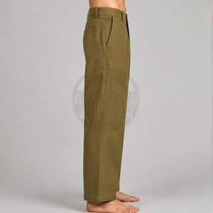 Pantalon Militaire Américain Premium en Toile Robuste Légère Coupe Droite Décontractée Taille Sûre Écologique - Product Image 5