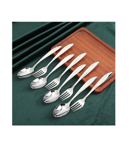 Ensemble de couverts en acier inoxydable, cuillères à dîner, couverts artisanaux les plus vendus - Product Image 1