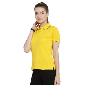 Camisetas de Golf de Algodón Naranja para Mujer, Diseño 2026, Secado Rápido, Transpirables, Casuales, Tipo Polo, en Oferta, Servicio OEM Disponible - Product Image 4