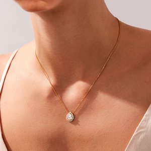 Luxury Amethyst Style Pendant Diamond <b>Necklace</b> | Fashion Women Jewelry | Party Wear Design - Product Image 2