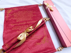 Invitaciones Elegantes con Diseño de Pergamino para Bodas, Celebraciones, Navidad - Papel Ecológico, Impresión a 2 Colores, OEM, Venta al Por Mayor, Calidad de Exportación - Product Image 5