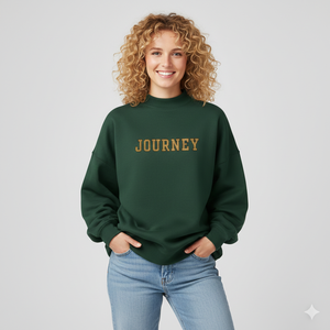 University Wear Winter Casual Solid Custom 3D Embroidery Front High Quality Eco-Friendly Polyester/Cotton <b>Women</b> Sweatshirt - Product Image 1