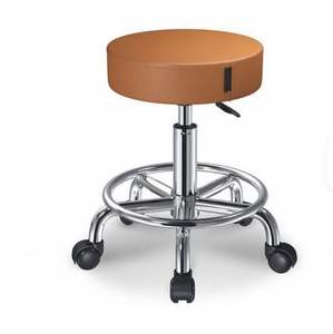 Tabouret pivotant de classe I pour hôpital avec coussin, mobilier haut de gamme pour le confort et la commodité - Product Image 2