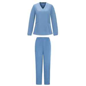 ACTIVE ENTERPRISES Ensemble de blouses médicales pour femmes en Spandex/Polyester avec détection d'aiguilles et thermocollage sans couture - Product Image 4