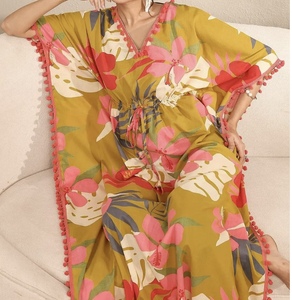2026 Trendy Beautiful Dubai <b>Kaftan</b> Women Handmade Beaded Elegant Traditional Islamic Clothing Party Accessory Designed Muslim - Product Image 3
