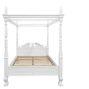 Muebles de Diseño Minimalista, Cama de Madera, Muebles de Dormitorio con Estructura de Madera de Teca, Material de Indonesia - Product Image 5