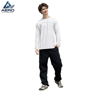 Chemises à manches longues pour hommes très demandées, chemises élégantes à coupe ajustée en blanc, vêtements décontractés pour l'extérieur, t-shirts pour hommes - Product Image 5