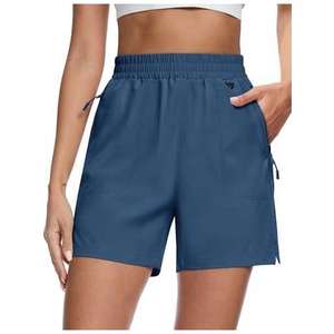 Shorts de Verano para Mujer, Estilo Urbano, Algodón, MOQ Bajo, Venta al Por Mayor, Exportación, Transpirables, Cintura Alta - Product Image 4