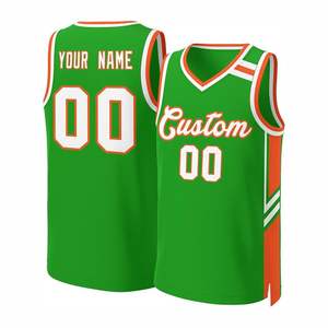 Maillots de basket-ball décontractés professionnels, impression par sublimation, uniforme d'équipe personnalisé, maille respirante, chemises athlétiques grande taille, nom - Product Image 4