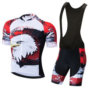 Conjunto de Ropa de Ciclismo Personalizada de Manga Corta Unisex, Uniforme Casual para Hombre y Mujer con Sublimación - Product Image 1